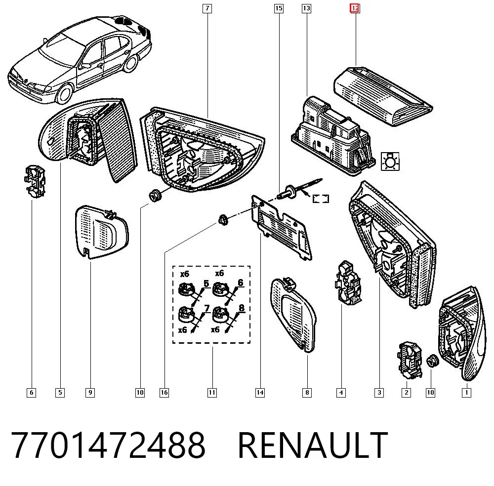 7701472488 Renault (RVI)