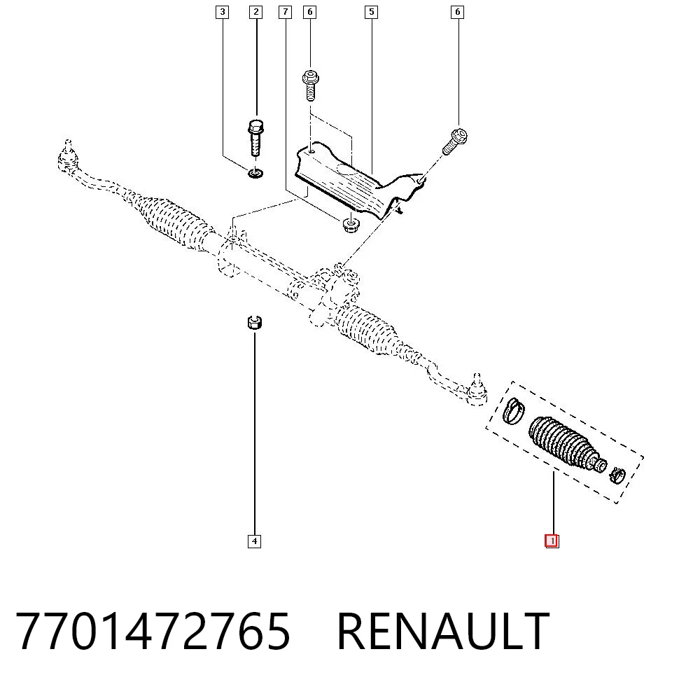 Fuelle de dirección Laguna II hatchback (2001-2007) original desde 8,98 €