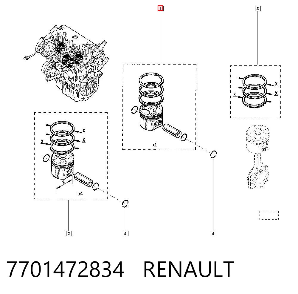 7701472834 Renault (RVI)