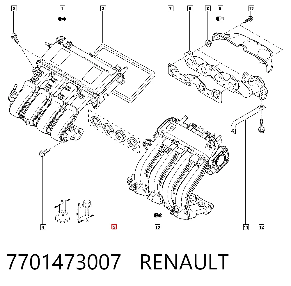 7701473007 Renault (RVI)