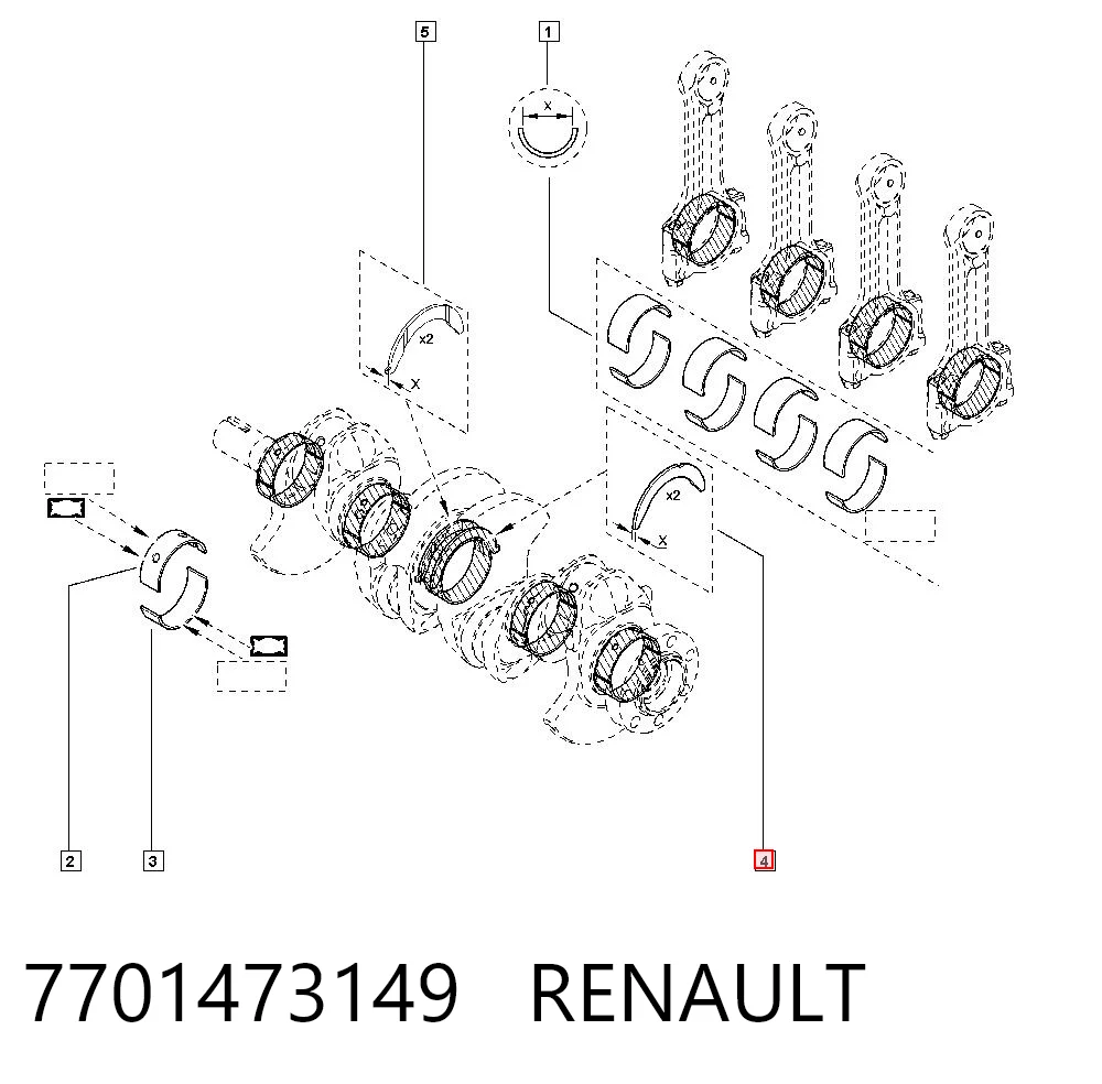 7701473149 Renault (RVI)