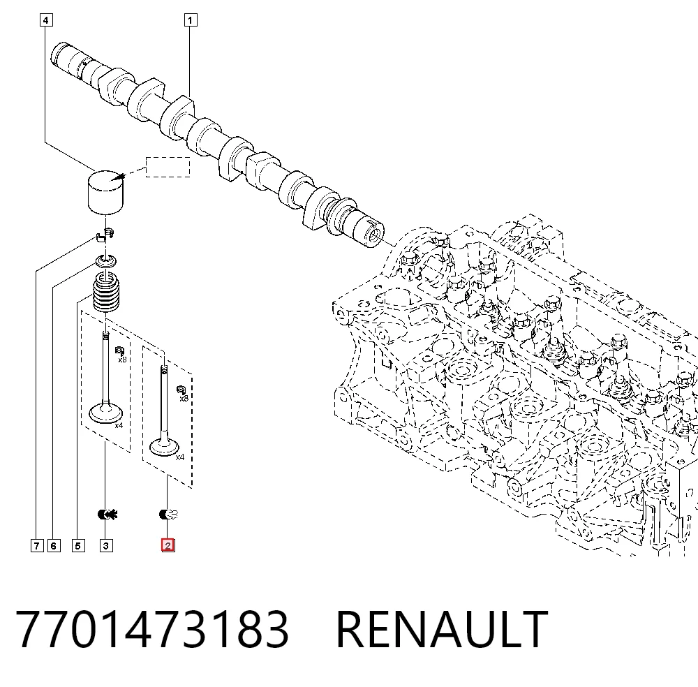 7701473183 Renault (RVI)