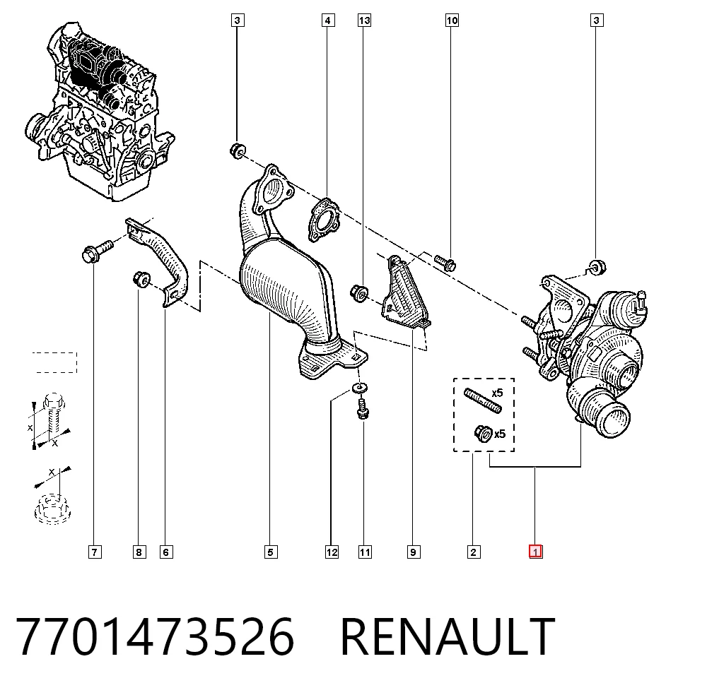 7701473526 Renault (RVI)