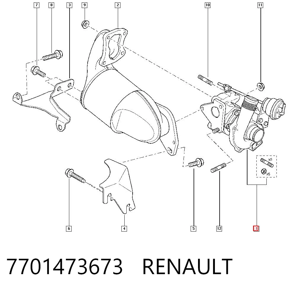 7701473673 Renault (RVI)