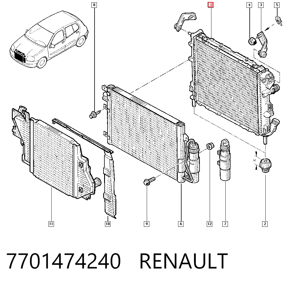 7701474240 Renault (RVI)