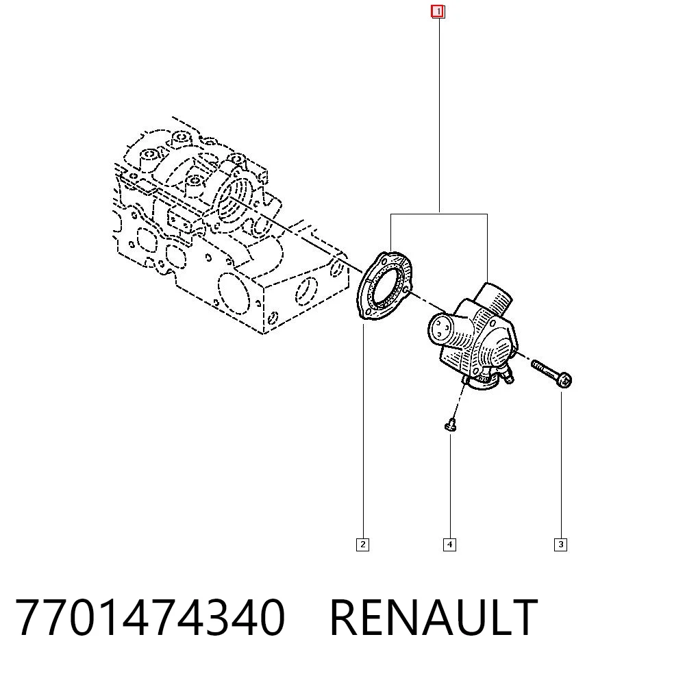 7701474340 Renault (RVI)