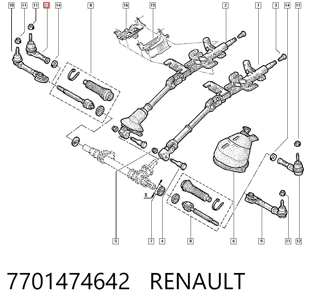7701474642 Renault (RVI)