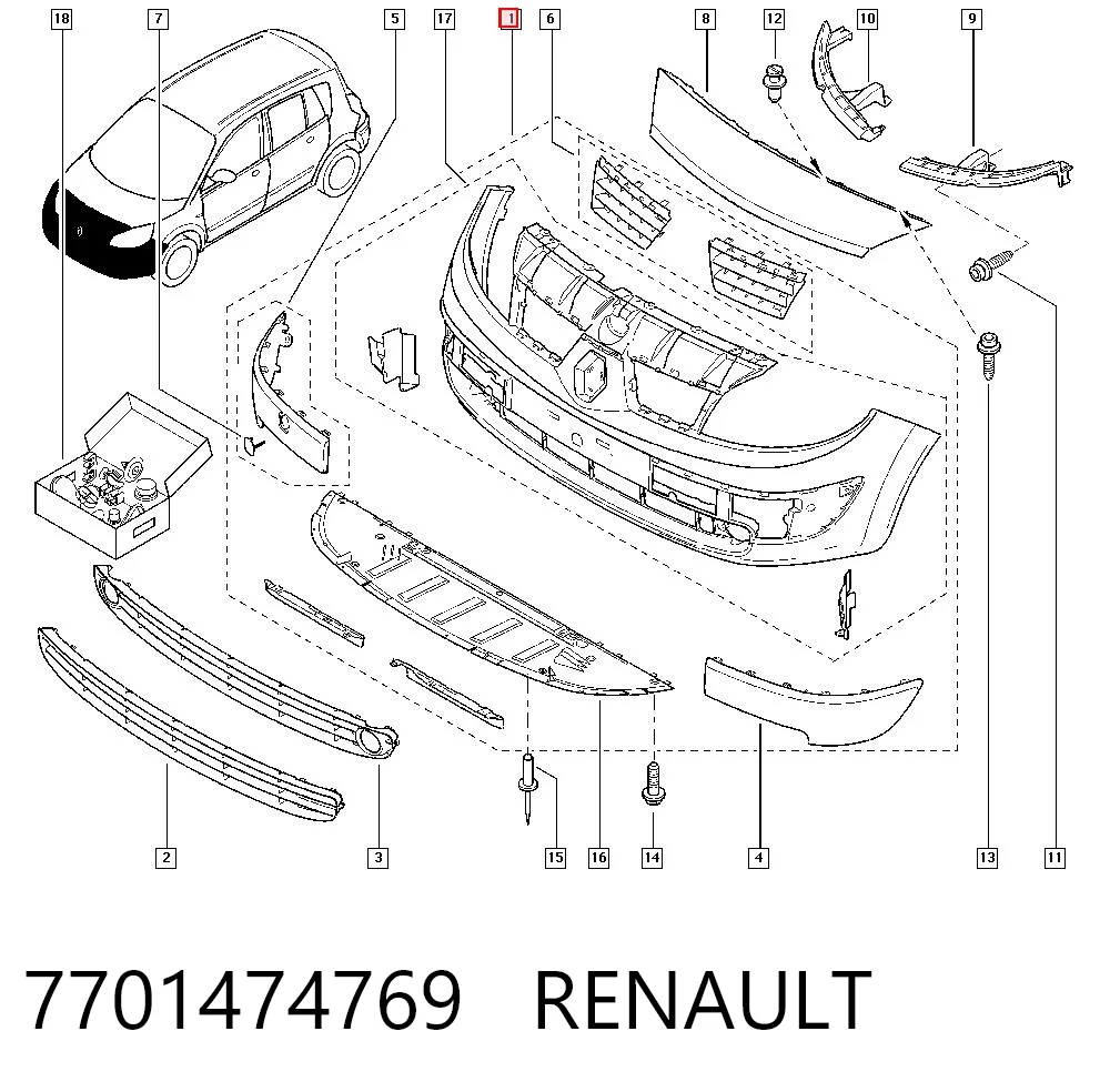 7701474769 Renault (RVI)