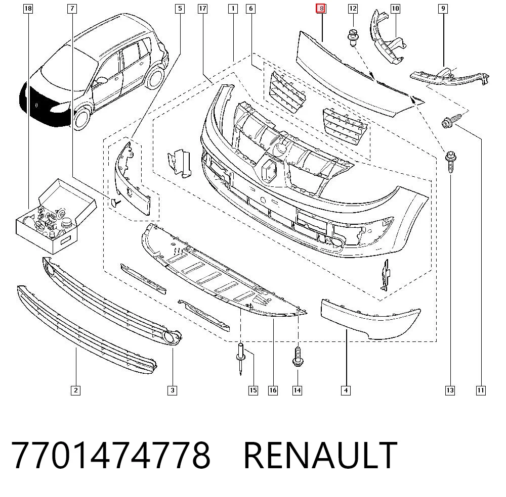 7701474778 Renault (RVI)