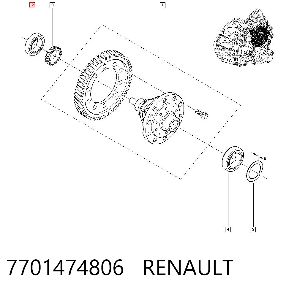 7701474806 Renault (RVI)