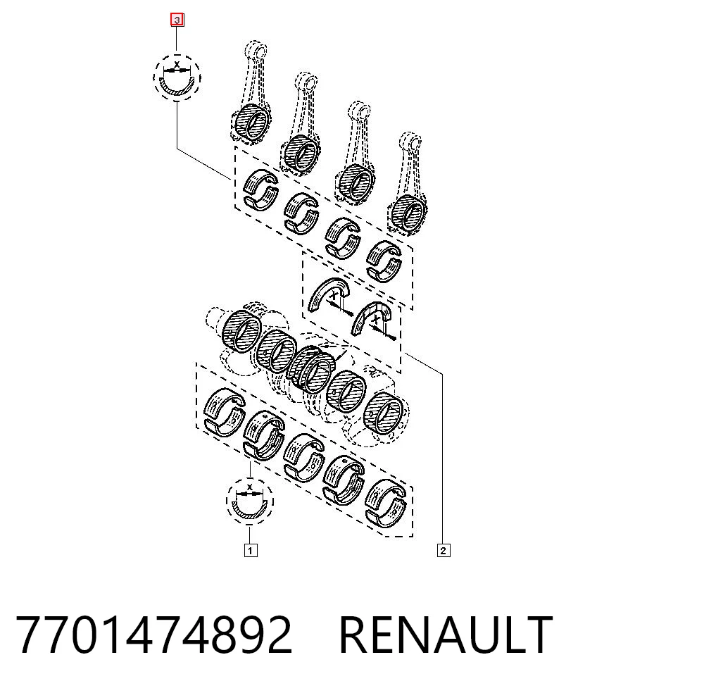 7701474892 Renault (RVI)
