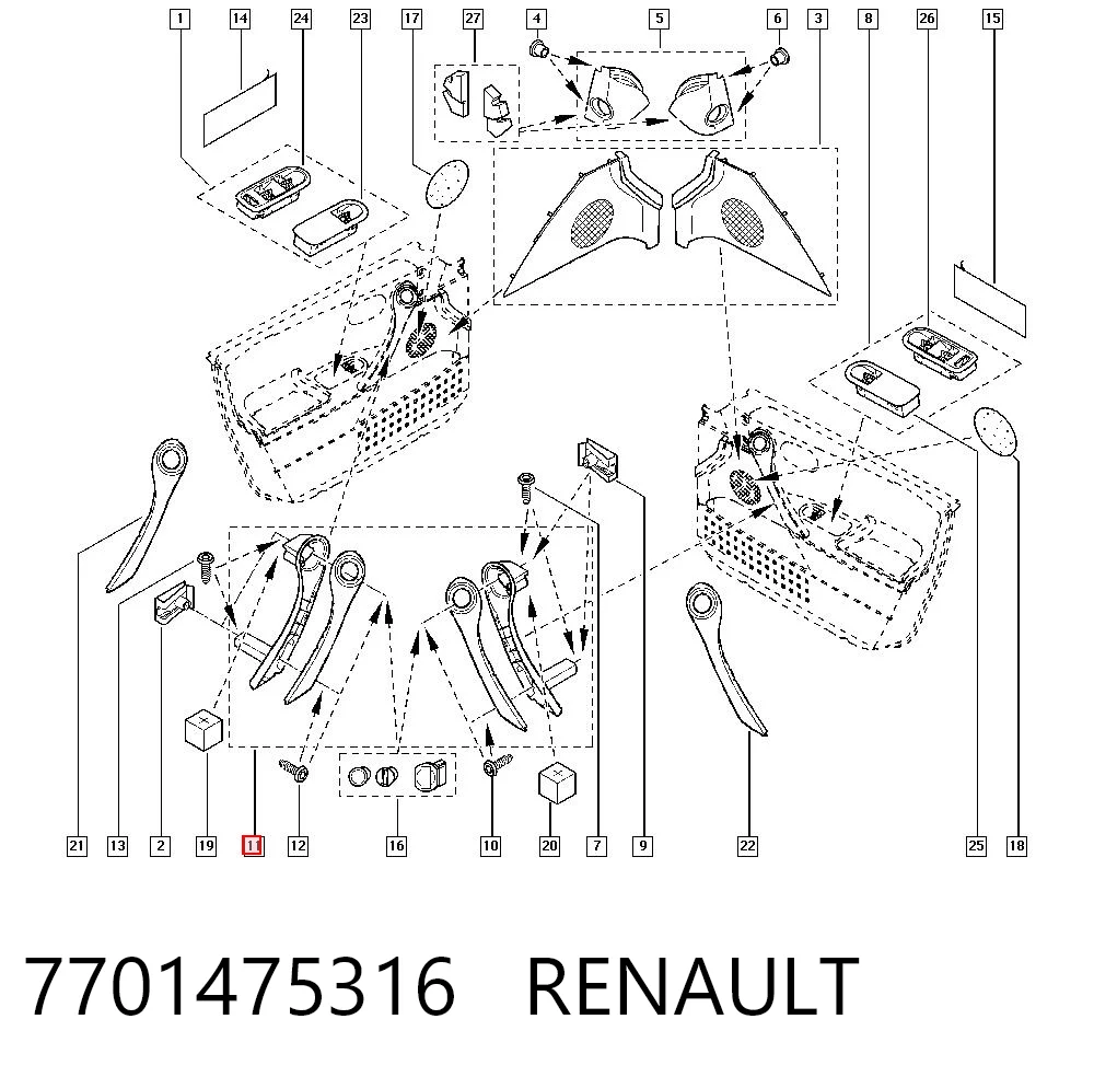 7701475316 Renault (RVI)