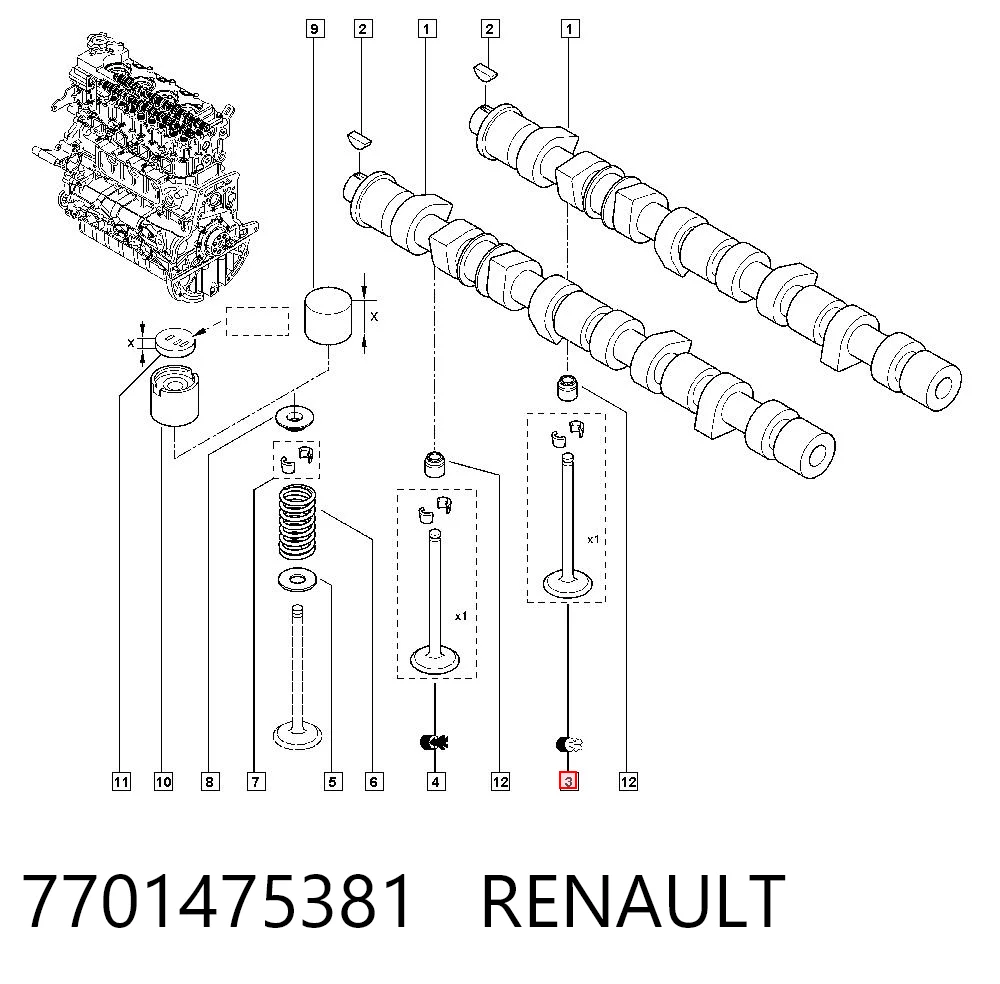 7701475381 Renault (RVI)