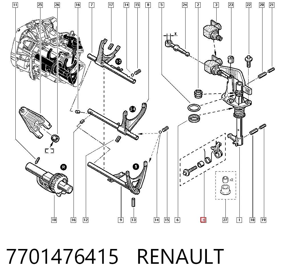 7701476415 RENAULT