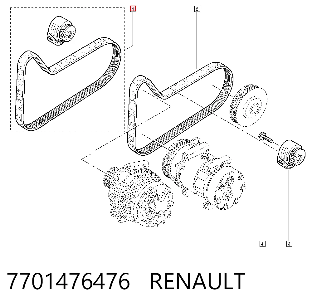 7701476476 Renault (RVI)