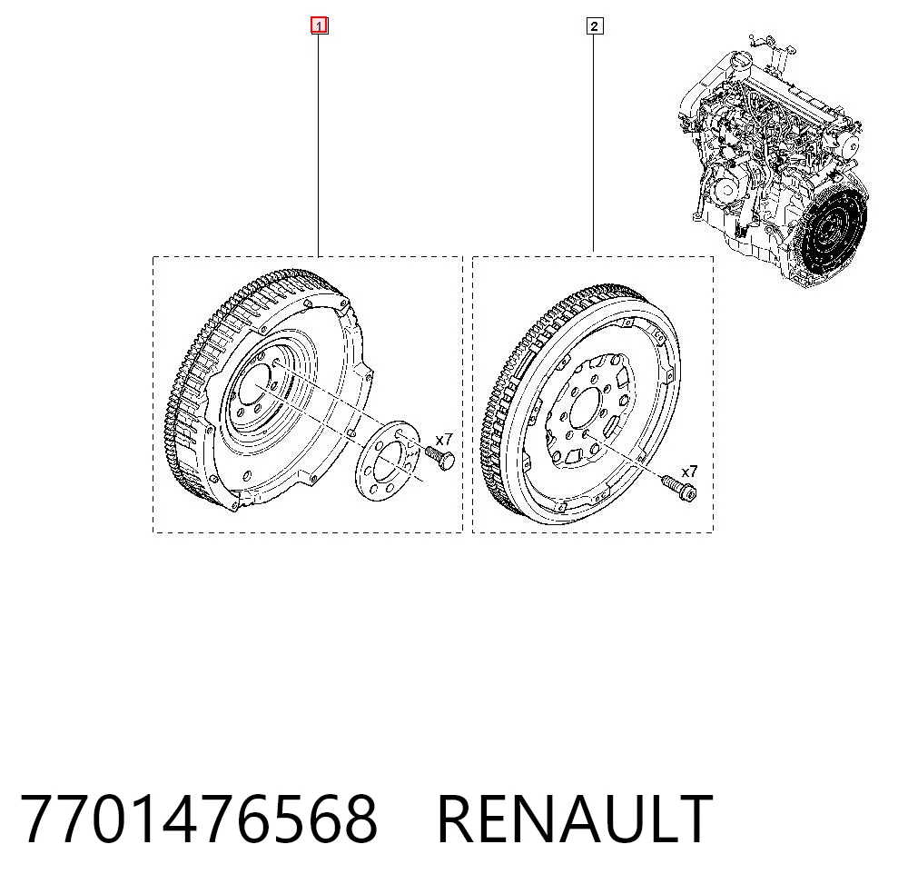 Comprar Volante motor Renault Kangoo I KC0, KC1