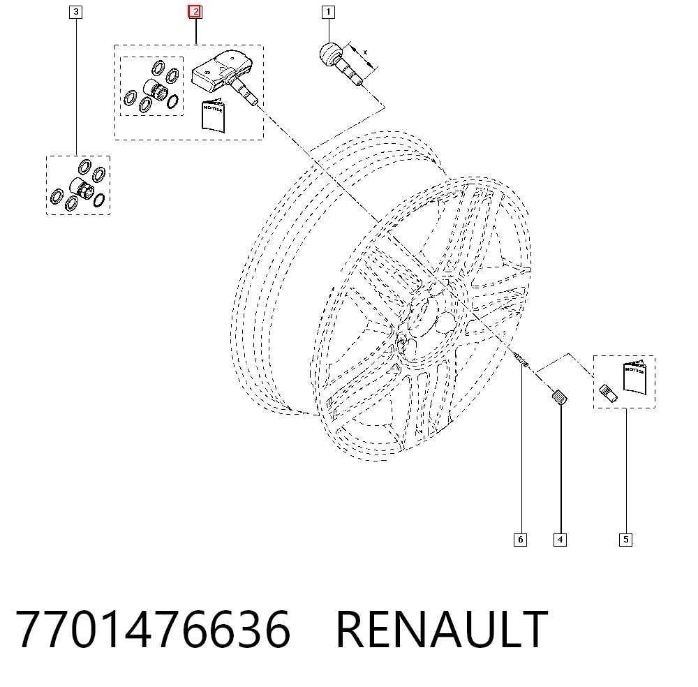 Sensor de presion de llantas Renault Megane II sedán (LM0, LM1) (2003 - 2012) precio, desde 45,25 EUR