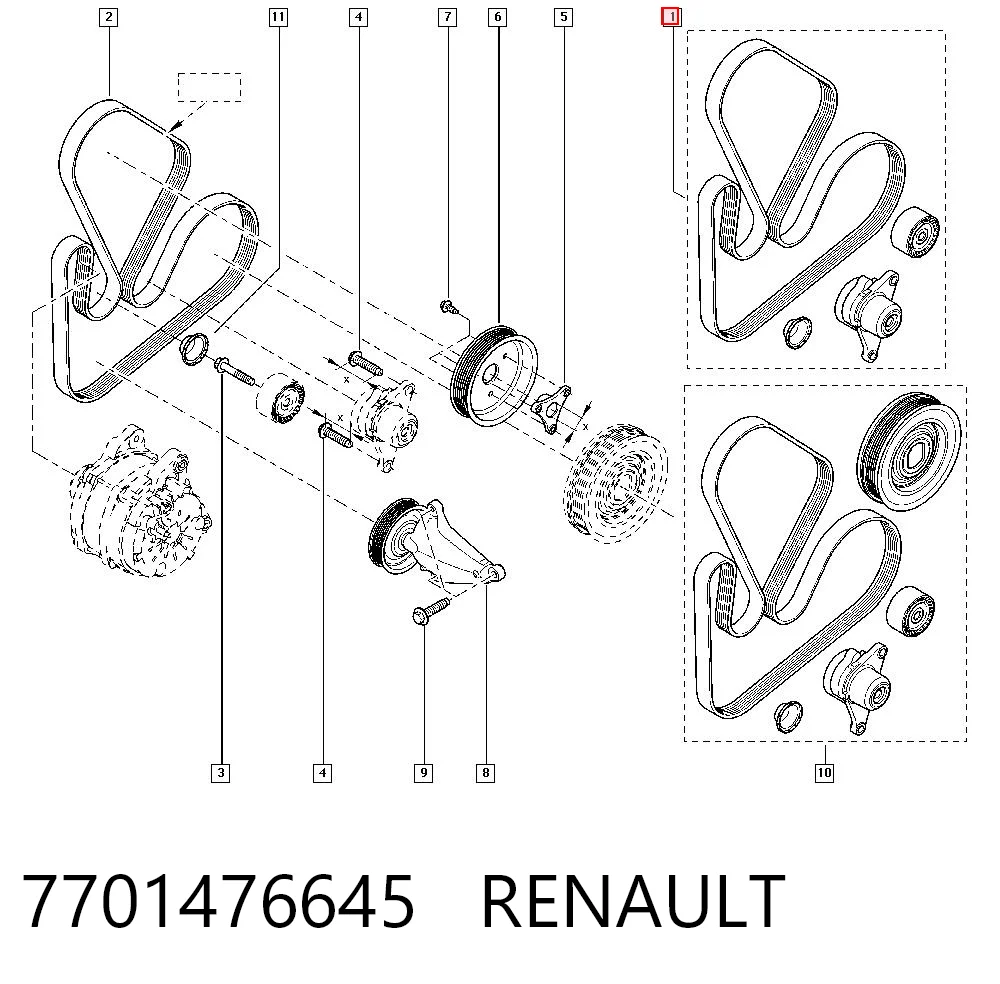 7701476645 Renault (RVI)
