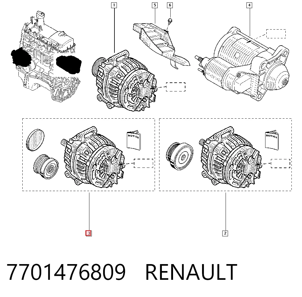 7701476809 Renault (RVI)