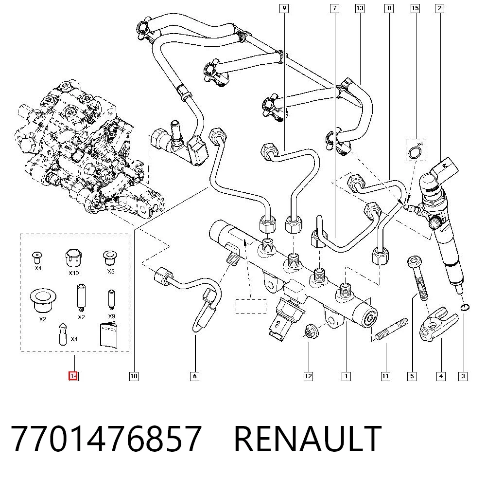 7701476857 Renault (RVI)