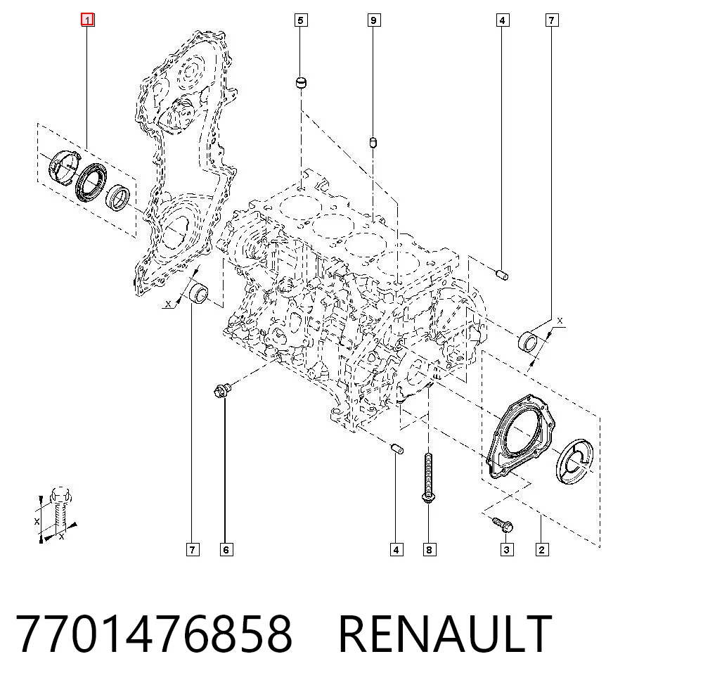7701476858 Renault (RVI)