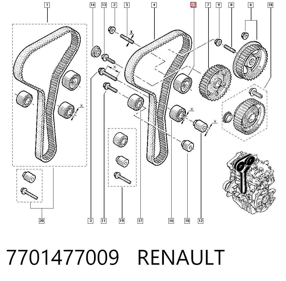 7701477009 Renault (RVI)