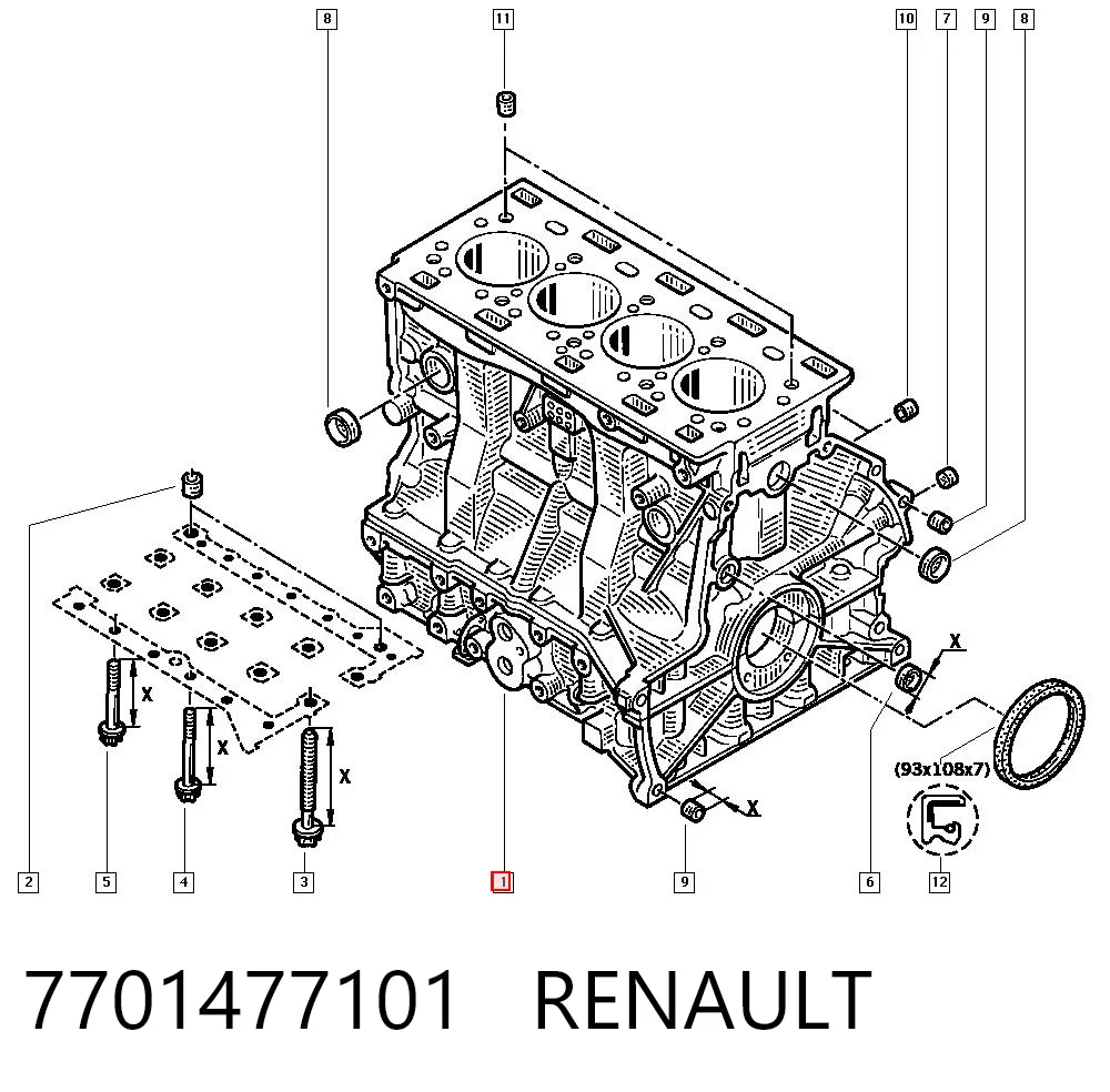 7701477101 Renault (RVI)
