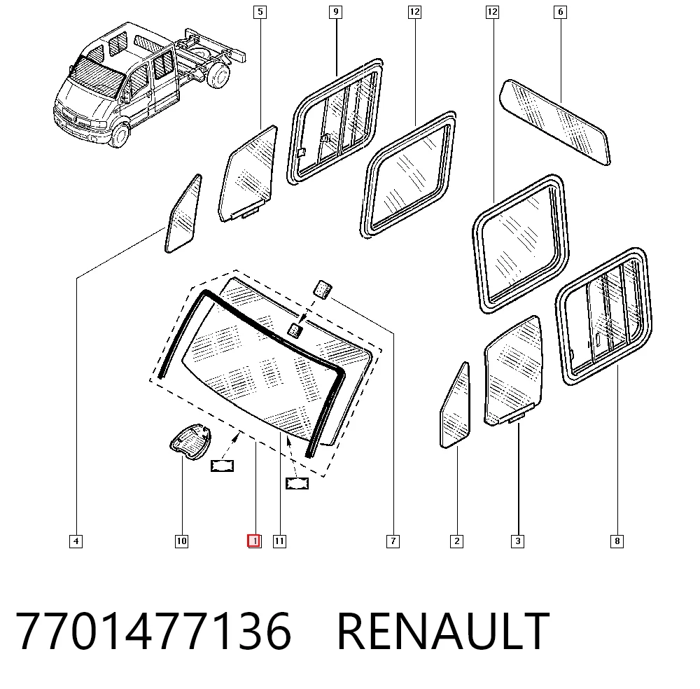 7701477136 Renault (RVI)