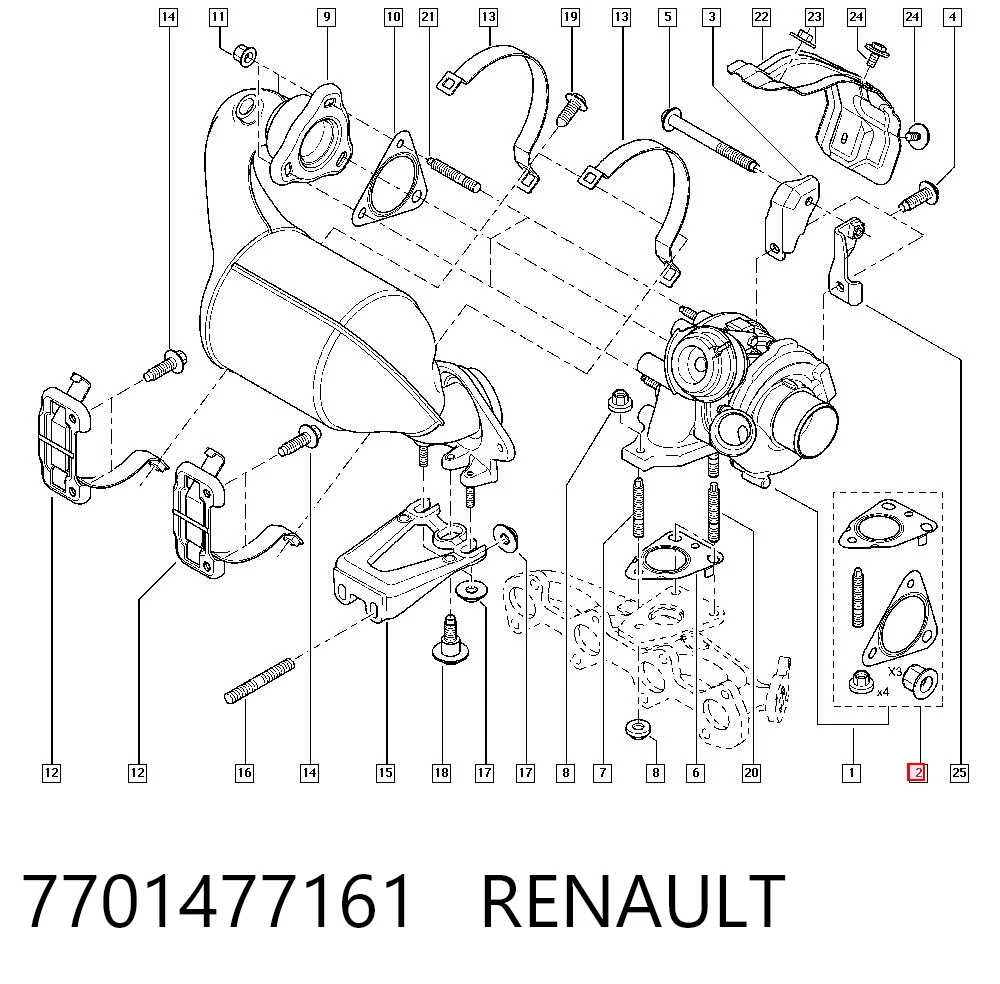 7701477161 Renault (RVI)
