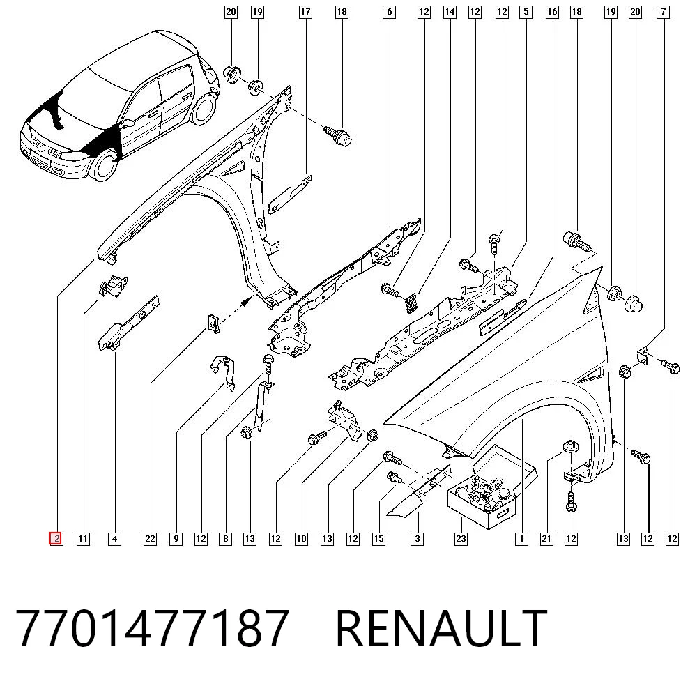 7701477187 Renault (RVI)