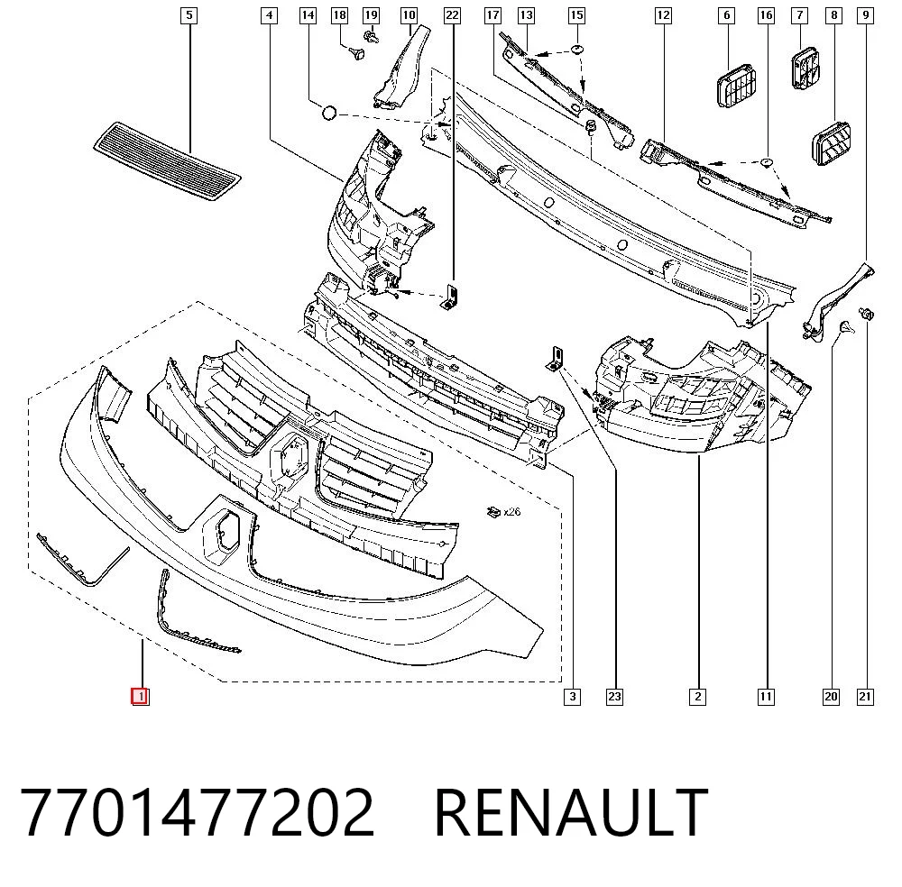 7701477202 Renault (RVI)