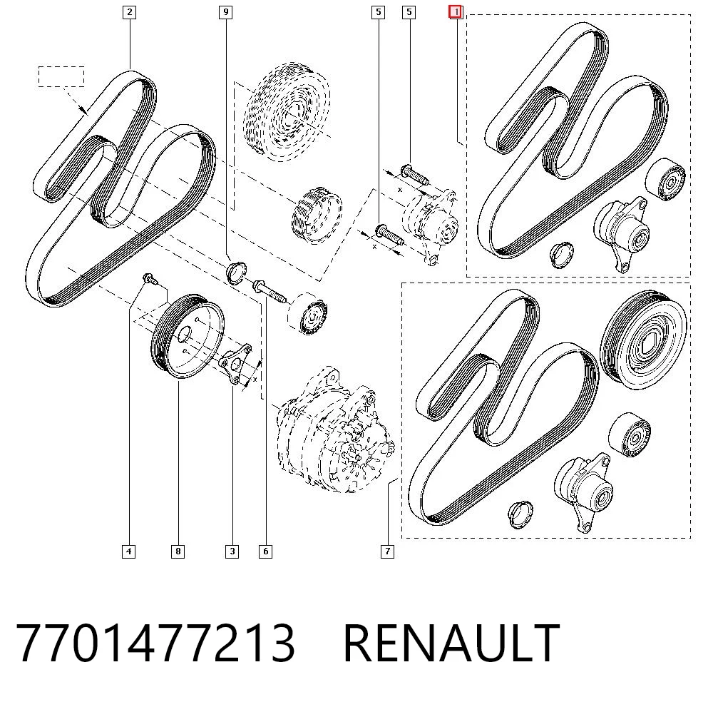 7701477213 Renault (RVI)