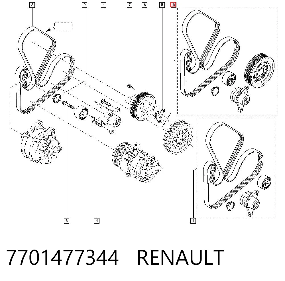 7701477344 Renault (RVI)