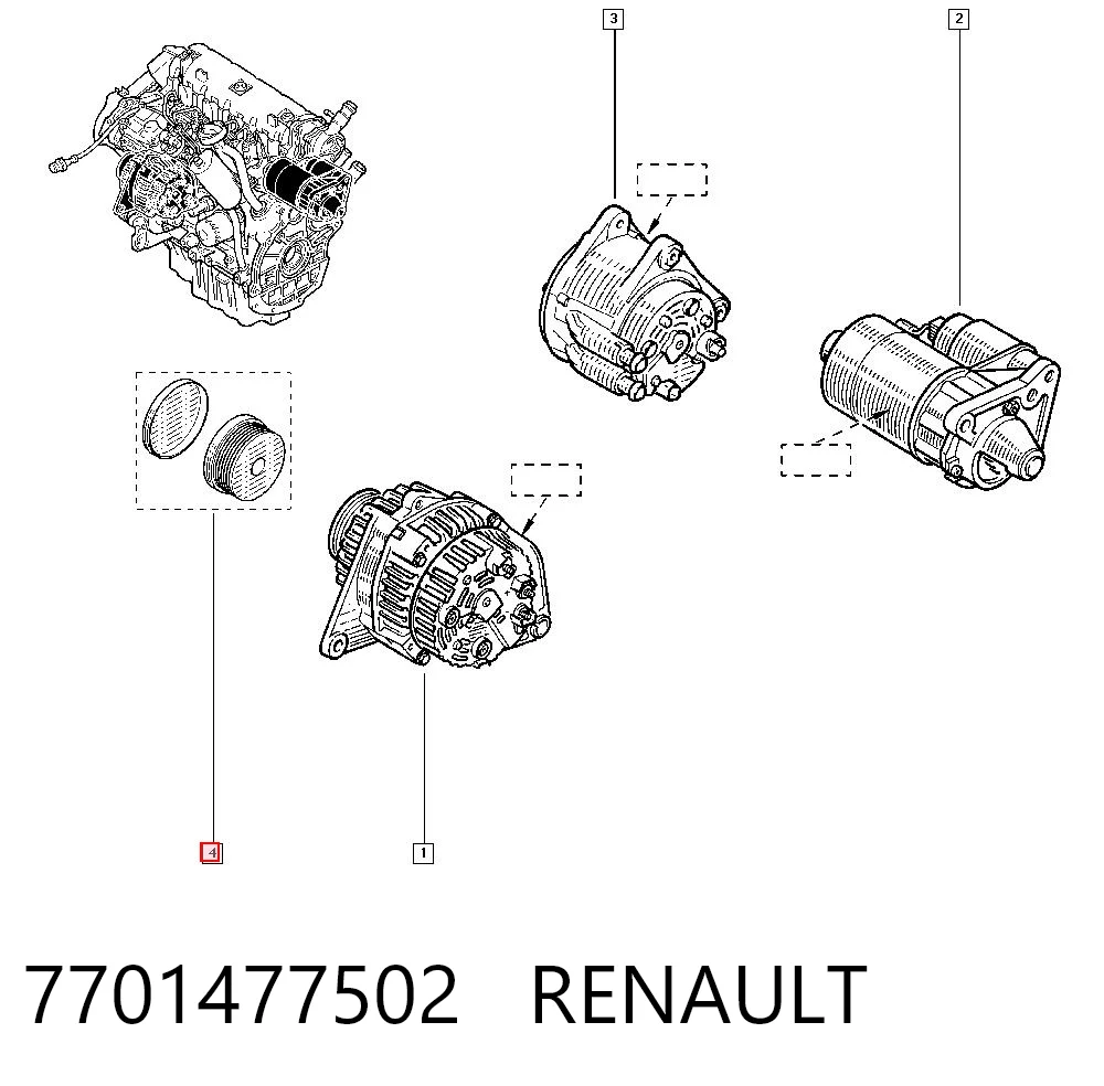 7701477502 Renault (RVI)