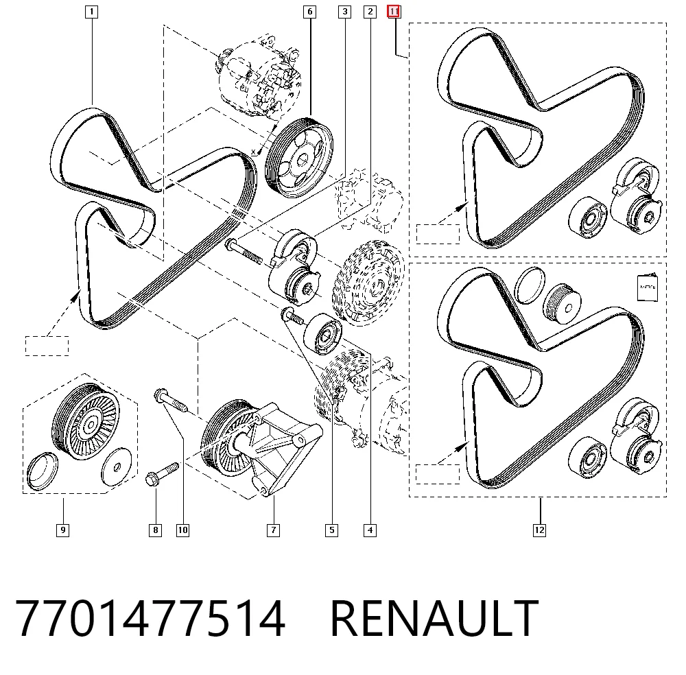 7701477514 Renault (RVI)