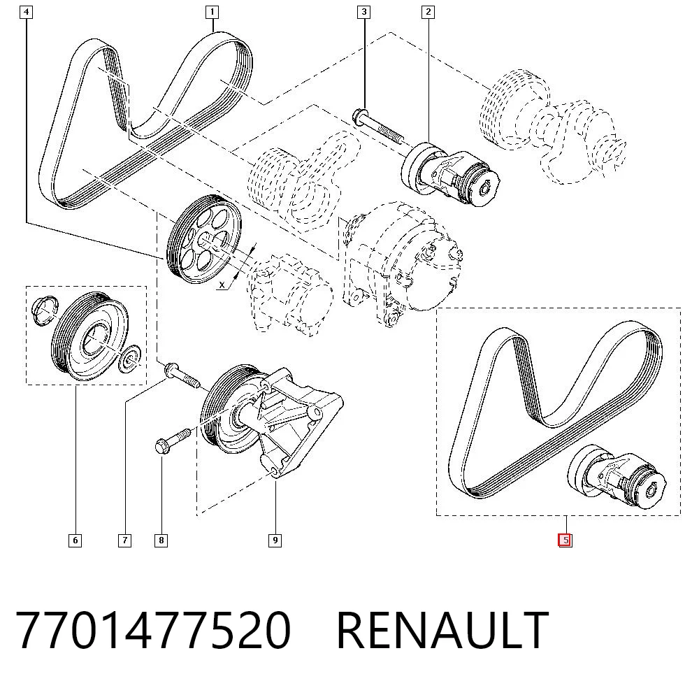 7701477520 Renault (RVI)