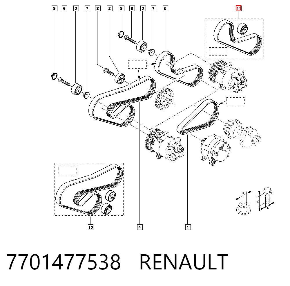 Comprar Correa de transmisión Renault Twingo I C06