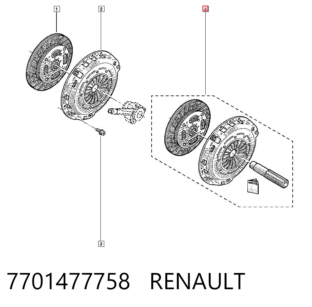 7701477758 Renault (RVI)