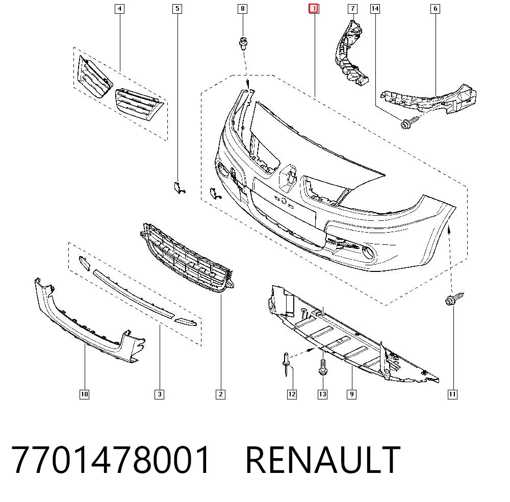 7701478001 Renault (RVI)
