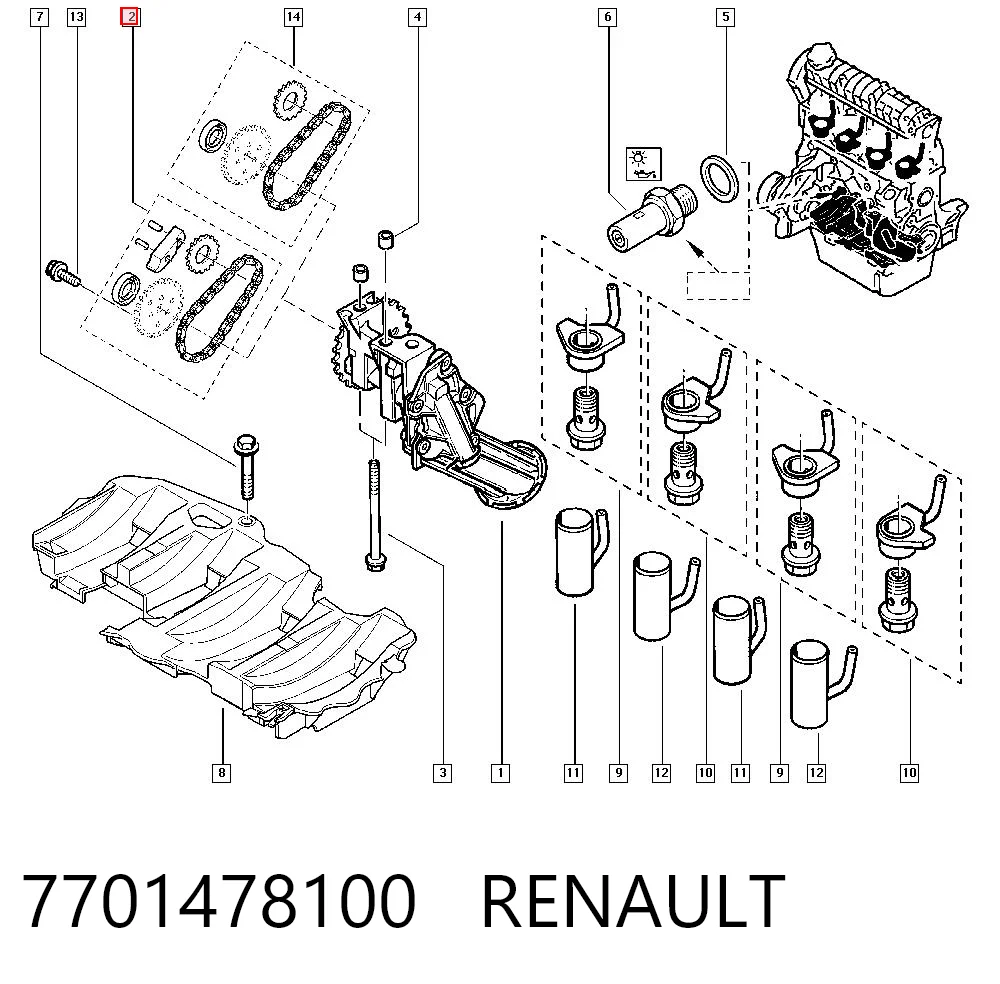7701478100 Renault (RVI)