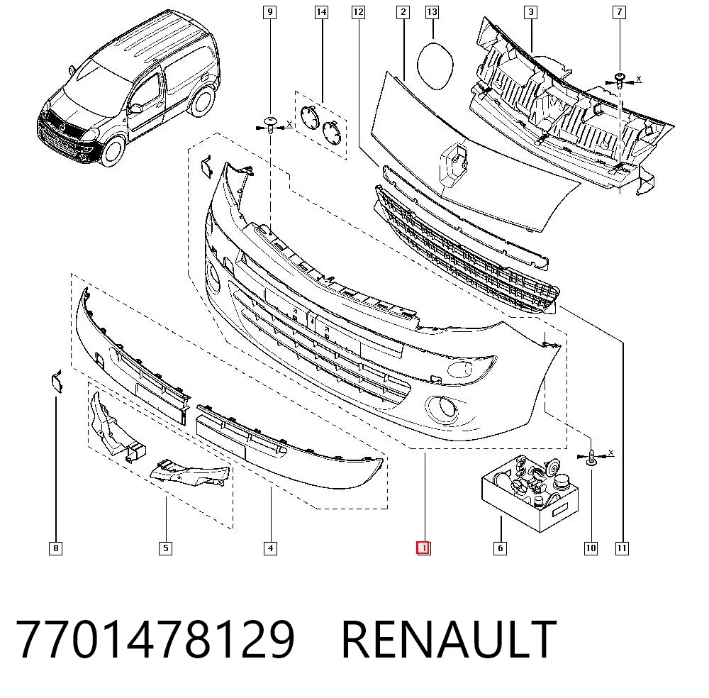 7701478129 Renault (RVI)
