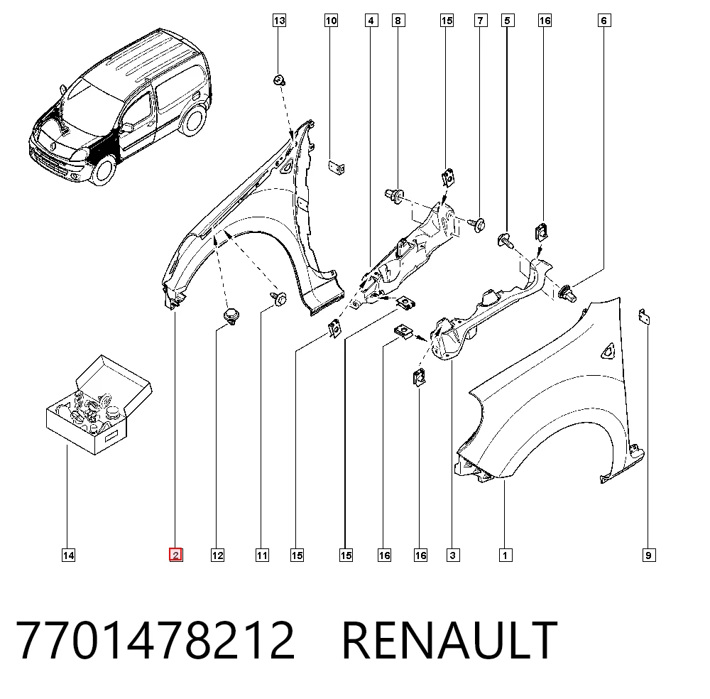 7701478212 Renault (RVI)