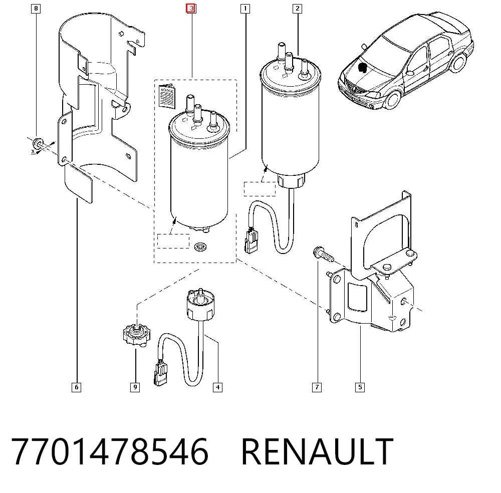 7701478546 Renault (RVI)