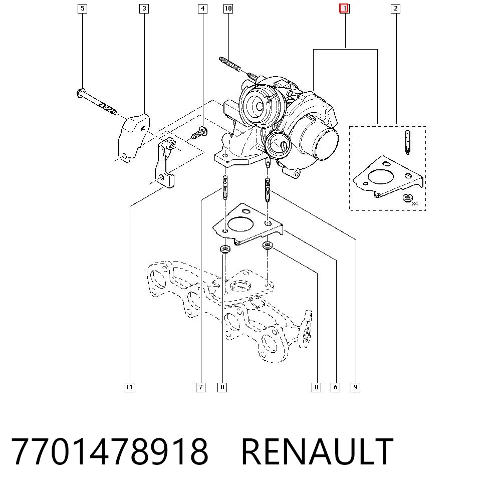 7701478918 Renault (RVI)