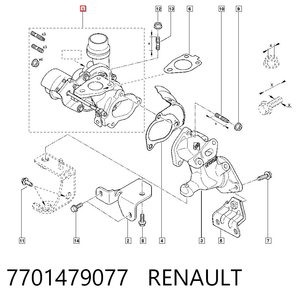 7701479077 Renault (RVI)