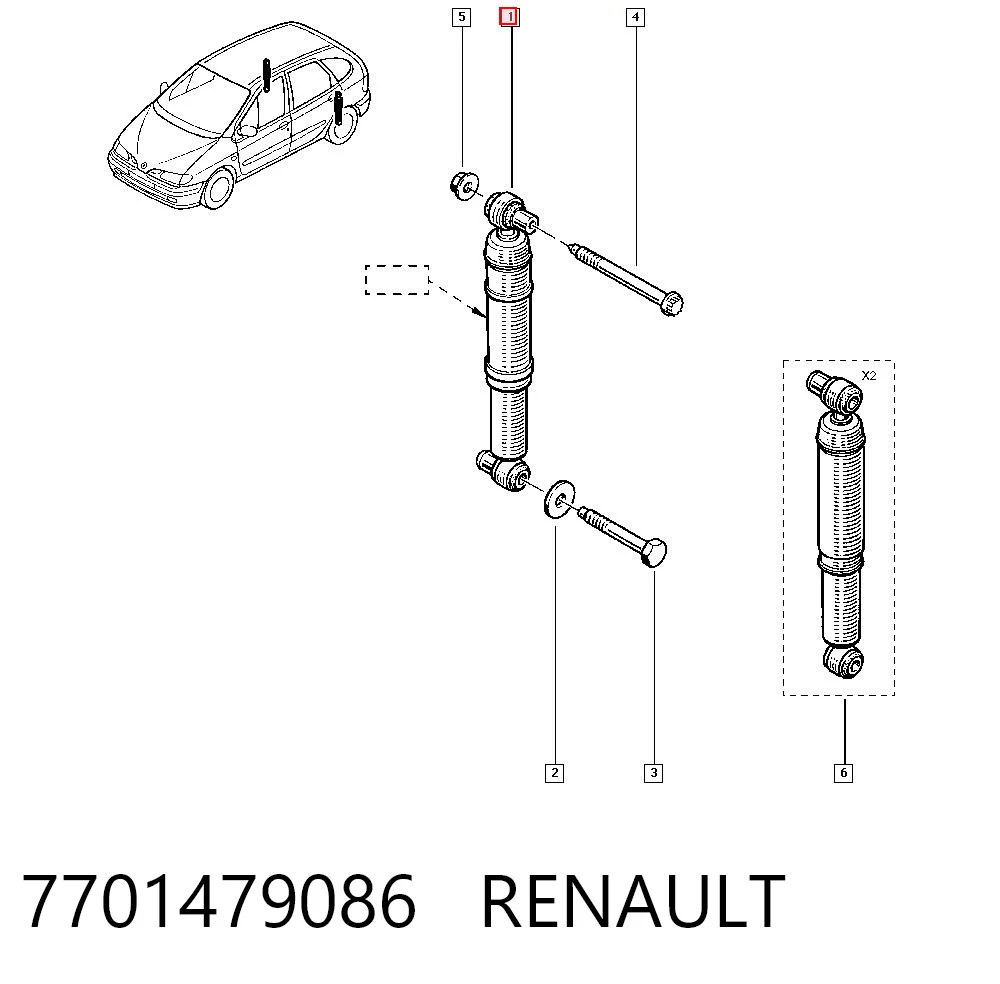 7701479086 Renault (RVI)