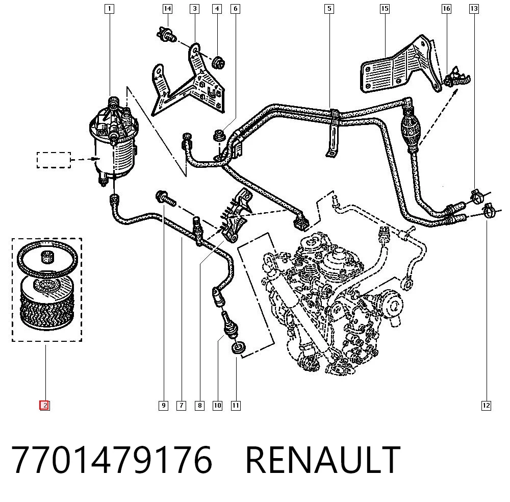 7701479176 Renault (RVI)