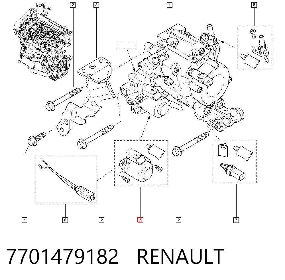 7701479182 Renault (RVI)