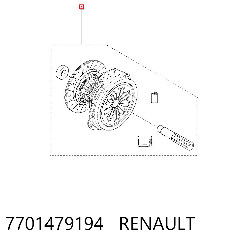 Precio del repuesto Kit de embrague Kangoo monovolumen