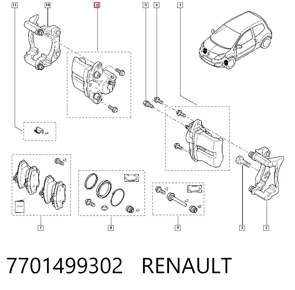 7701499302 Renault (RVI)